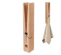 Large Towel Clips - Clothespins, Towel Clips | Beach Towels clipss | Clothespins with Spring - Sturdy Large Wooden clipss for DIY Use Made of untreated Birch Wood