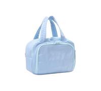 Large Travel Makeup Bag with Multiple Pockets Cosmetic Case & Handle for Women Essentials Cosmetic Makeup Bag Organizer