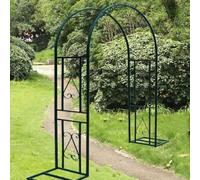 Large treillis en métal pour plantes grimpantes, décoration d'entrée de jardin, tonnelle extérieure antirouille