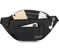 Large Waist Bag For Women And Men,Waist Bag With Headphone Jack And 4 Zip Pockets,Adjustable Belt For Cycling,Running,Jogging,Travel,Outdoors