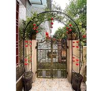 Large Weatherproof Metal Rose Arch for Climbing Plants - Garden Patio Decoration Available in Widths 120-350 cm W 180 x H 220 cm Perfect for Roses and Flowers