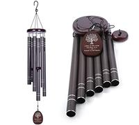 Noble House Carillon éolien de condoléances d'extérieur Grand Ton Profond, 106,7 cm pour la Perte de Vos Proches, Grand Carillon éolien, décoration intérieure et extérieure dans Votre Jardin, Cour et