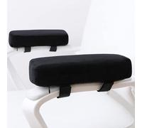 LargeLeaf 5CM Coussins d'accoudoir de Chaise Extra épais Oreiller de coude Soulagement de la Pression Chaise de Bureau Accoudoir de Chaise de Jeu avec Coussinets à mémoire de Forme