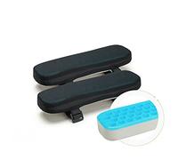 LargeLeaf Accoudoir de Chaise de Bureau avec Coussins de Gel de Refroidissement, Oreiller de Coude et Mousse à Mémoire de Forme - Soulagement de la Pression pour Chaise de Jeu