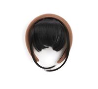 Largement utilisé Bandeau détachable, fausse frange synthétique, perruques synthétiques, bandeau Extensions(Natural Color)