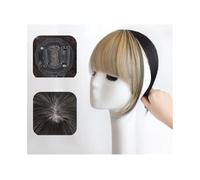 Largement utilisé Perruque synthétique 3D à reflets naturels, frange aérienne rose dorée, invisible et sans traces Extensions(Highlights Gold)