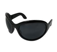 Largemouth Lunettes de soleil style industriel pour homme, Noir, taille unique