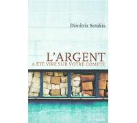 L'argent a été viré sur votre compte