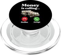 l'argent Appelle Le Cadeau du PDG de l'entrepreneur Hustle PopSockets PopGrip pour MagSafe