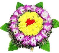 L'argent des ancêtres, Couronne d'argent ancêtre en papier Joss, naturelle, 55 cm