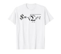 l'argent est la Racine de Toutes Les formules mathématiques maléfiques T-Shirt Graphique avec Valeur, Homme, Blanc, M