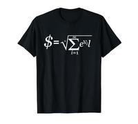 l'argent est la Racine de Toutes Les formules mathématiques maléfiques T-Shirt Graphique avec Valeur, Homme, Noir, XL