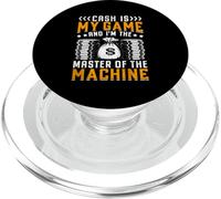 l'argent est Mon Jeu et Je suis Le maître de la Machine PopSockets PopGrip pour MagSafe