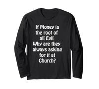 l'argent Racine de Tous Les maux, Le Demander à l'église ? Manche Longue