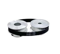 Largeur 10Mm 40 Dents 2GT 2M Poulie Distribution Alésage 5/6/8/10/12Mm Pour Courroie Synchrone GT2 Petit Jeu 40Dents Rapport 1:1 Kit Courroie Transmission(10mm,8MM_2GT-300)