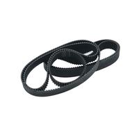 Largeur de la courroie 10mm HTD 3M, pas de courroie de distribution 3mm, longueur 90mm ~ 255mm, nombre de 30~85 dents, courroie synchrone 3M, boucle fermée HTD3M(105mm,1PCS_10MM)