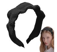 Largeur Des Ligaments Frontaux Pour Les Femmes - Bandes De Cheveux Extra Larges Minces Et Élastiques Bœuf Boho Bouho Pondéle Multicolore, Bandeau Noué Make -Up Make -up Slippaper Cheveux Ripe Po