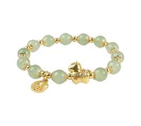 Largeur Largeur Mm Bracelet Anneaux une exclusivité de l'année du bracelet en perles de jade blanc naturel couleur fleur de cerisier, frais et élégant pour femme. Mm Bracelet En En Bijoux (D, 20.00)