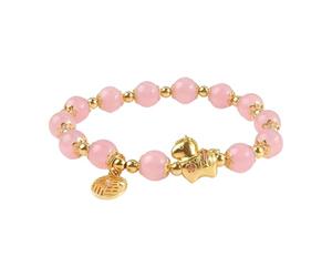 Largeur Largeur Mm Bracelet Anneaux une exclusivité de l'année du bracelet en perles de jade blanc naturel couleur fleur de cerisier, frais et élégant pour femme. Mm Bracelet En En Bijoux (B, 20.00)