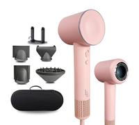 Largolash Seche cheveux Professionnel Ionique 2000W Hair Dryer avec 4 Attaches magnétiques et Diffuseur pour des boucles naturelles (Rose)