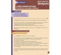 L'argumentation Convaincre, persuader, délibérer - Collectif - Studyrama Eds - broché - Manuel