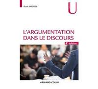 L'argumentation dans le discours Ruth Amossy (Auteur)
