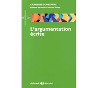 L'argumentation écrite