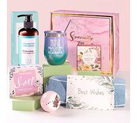 Larierour Cadeaux d'anniversaire pour femmes : le meilleur panier cadeau de spa relaxant pour femme, maman, sœur, petite amie, fille, meilleure amie, mère : cadeaux de bonne humeur
