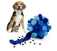 Larimuer Balle à renifler pour Chien, Jouet à renifler interactif pour Chien, Jouet Portable pour Petit Chien de Taille Moyenne(Bleu)