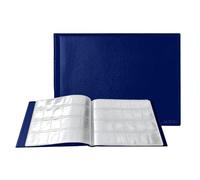 Larius Album pour 240 Pièces de Monnaie Commémoratives, 2 Euros, Rangement, Collection (Bleu)