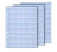Larius Les Pochettes et Les Feuilles numismatiques de, pour des pièces de 2 Euros, pour pièces commémoratives de différentes Tailles, Format Optima. (10 pièces, 48 cellules jusqu'à 26 mm Ø)