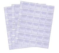 Larius Lot de 10 pochettes pour pièces de monnaie 35 compartiments jusqu'à 35 mm de diamètre