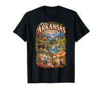 L'ARKANSAS, L'ÉTAT Naturel ÉTABLI en 1836 T-Shirt Graphique avec Valeur
