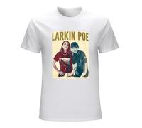 Larkin Poe Tour Unisex T-Shirt Cotton Men Summer Fashion White Tee 3XL