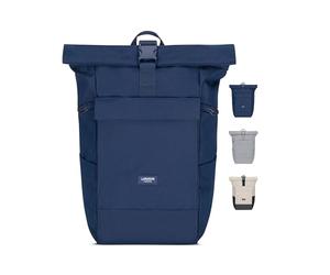 LARKSON Sac à Dos Femme Homme Bleu - No 4 Large - Sac à Dos De Voyage Grand Format - Backpack Avec Compartiment Pour Ordinateur Portable 16 Pouces - Hydrofuge