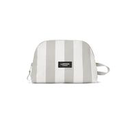 Larkson Trousse de Toilette Hommes & Femmes Beige Rayée - Tilda - Sac de Toilette Élégante à Poser - Petite Format pour Voyages, Camping, Piscine