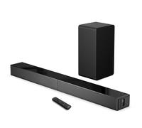 LARKSOUND Barre de son 2.1 CH avec caisson de basses, barre de son 31 pouces pour Smart TV avec HDMI, optique, AUX, Bluetooth, USB - Système de son Surround