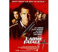 L'Arme Fatale Iv - 1998 - Mel Gibson - 116X158Cm Affiche Cinema Originale
