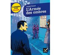 L'Armée des ombres Extraits - Joseph Kessel - Hatier - broché - Scolaire / Universitaire
