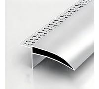 Larmier Bordure de Toit Extérieure 60 90 100 125 135 150 200 cm, Déflecteur D'eau de Pluie Extra Long pour Toiture et Mur, Profilé de Drainage D'eau à Peindre(W65mm(2.6"),L8.5ft(259cm))