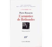 L'armistice de Rethondes
