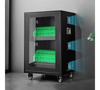 L'armoire de Chargement de Téléphone Portable, Une Armoire de Rangement Mobile for Salle de Classe, Est Facile à Déplacer et Largement Applicable, Adaptée Aux Usines, Aux Écoles et Aux Gares(Black,30)