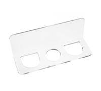 Laroal 1 Support de Peigne de Salle de Bain, Support de Brosse à Cheveux avec Trois Trous, Support Mural pour Outils Chauds de Salle de Bain