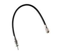 Laroal Adaptateur de câble d'extension d'antenne Radio stéréo mâle ISO vers DIN pour Voiture, Multi-Usage, réglage précis pour câble d'antenne