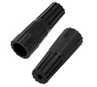 Laroal Adaptateur de Perche télescopique 2 pièces fileté à extrémité Conique Filetage Universel Standard vers convertisseur enfichable pour Rouleaux de Peinture grattoirs tiges Extensibles