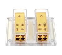 Laroal Bloc de Distribution d'alimentation, Support de fusibles d'alimentation Audio de Voiture, Distributeur de Masse de Distribution d'alimentation pour amplificateur de Voiture, répartiteur Audio