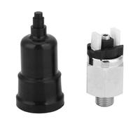 Laroal Contrôleur de pressostat réglable à membrane pneumatique QPM11-NC normalement fermé AC220V 24VAC/DC G1/4" Interrupteur de contrôle de pression de buse filetée 0,1-0,7MPa