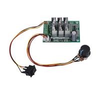 Laroal Contrôleur de vitesse de moteur sans balais triphasé DC 5 V-36 V 15 A Carte de contrôle de moteur CW CCW Interrupteur réversible Module de régulateur de commande de pilote de moteur