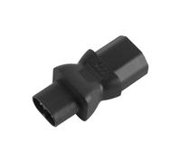 Laroal Convertisseur Droit IEC 320 C8 mâle vers C13 Femelle 10 A 250 V Adaptateur Secteur pour équipements électriques Ordinateurs Moniteurs Imprimantes Projecteurs et Plus