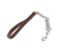 Laroal Laisse Courte pour Chien 55 cm/21,6" avec poignée en PU et Crochets en Alliage métallique Robustes, Conception à Ressort Tampon antidéflagrant pour l'entraînement à la Marche
